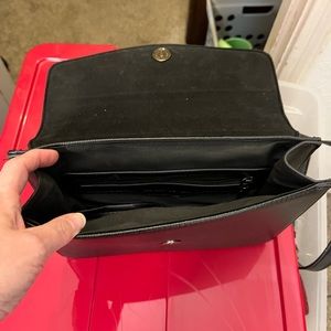 Black name brand bag